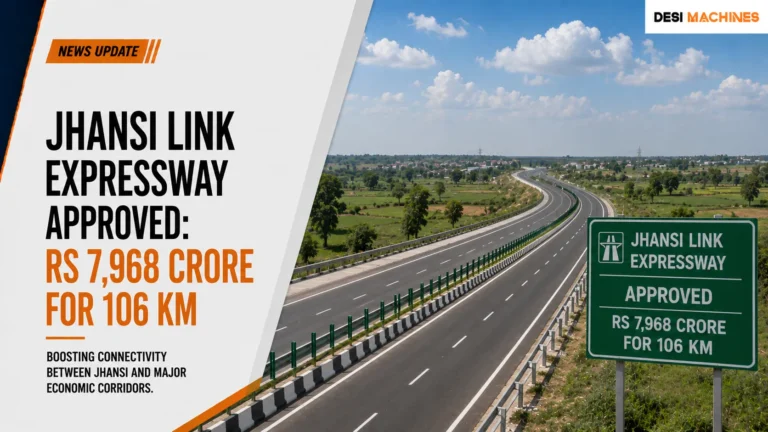 Jhansi Link Expressway Approved: Rs 7,968 Crore for 106 km