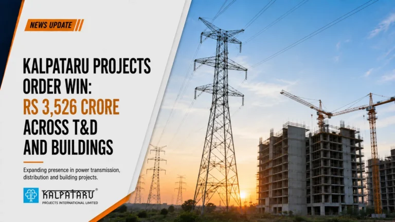 Kalpataru Projects Order Win: Rs 3,526 Crore Across T&D and Buildings 9 Kalpataru Projects Order Win: Rs 3,526 Crore Across T&D and Buildings
