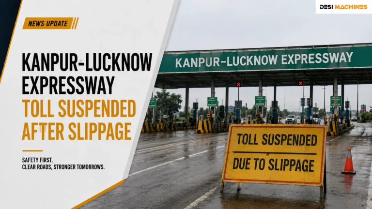 Kanpur-Lucknow Expressway Toll Suspended After Slippage