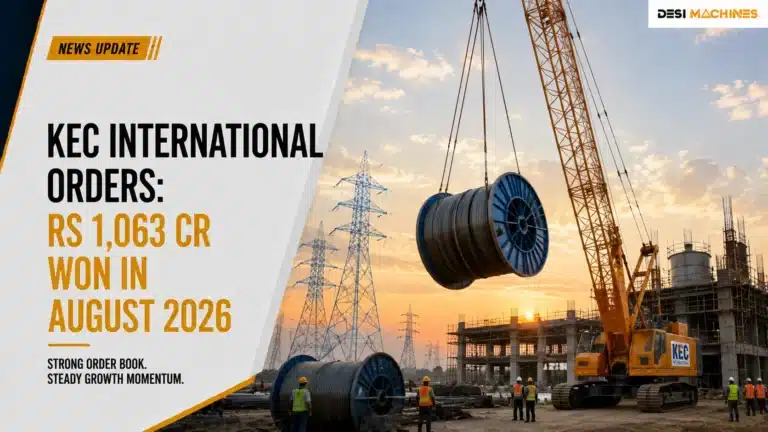 KEC International Orders: Rs 1,063 Cr Won in August 2026