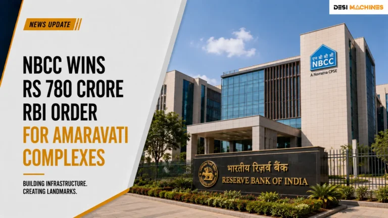 NBCC Wins Rs 780 Crore RBI Order for Amaravati Complexes