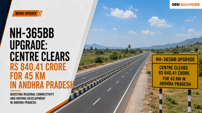 NH-365BB Upgrade: Centre Clears Rs 840.41 Crore for 45 km in Andhra Pradesh 10 NH-365BB Upgrade: Centre Clears Rs 840.41 Crore for 45 km in Andhra Pradesh