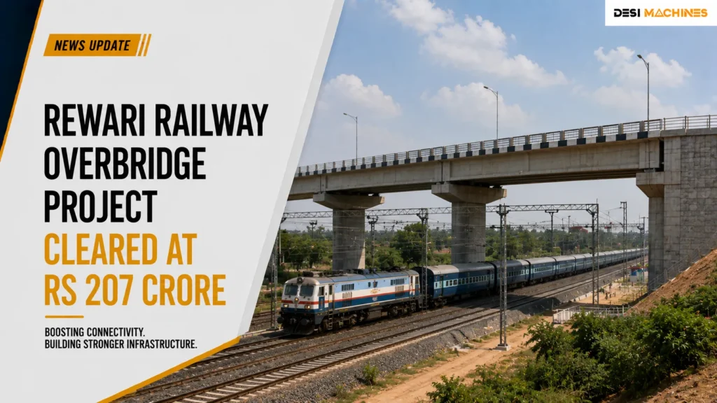 Rewari Railway Overbridge Project Cleared at Rs 207 Crore