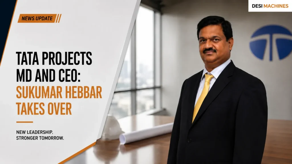 Tata Projects MD and CEO: Sukumar Hebbar Takes Over