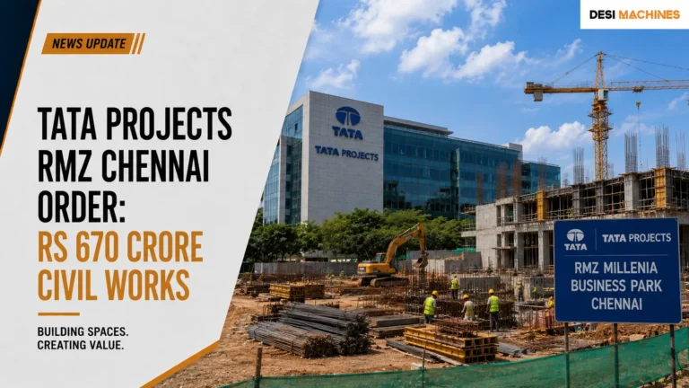 Tata Projects RMZ Chennai Order: Rs 670 Crore Civil Works