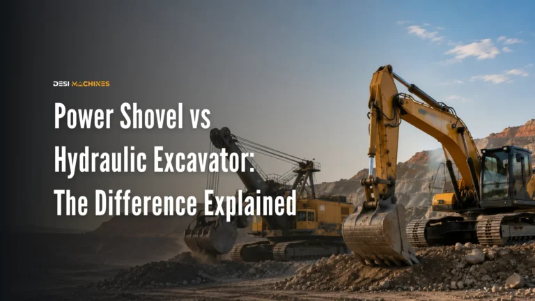 Power Shovel vs Hydraulic Excavator: The Difference Explained