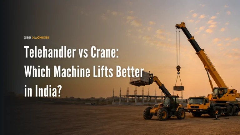 Telehandler vs Crane: Which Machine Lifts Better in India?