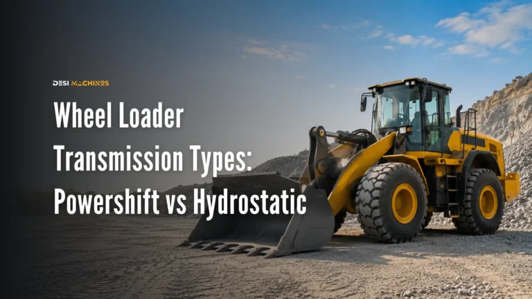 Wheel Loader Transmission Types: Powershift vs Hydrostatic