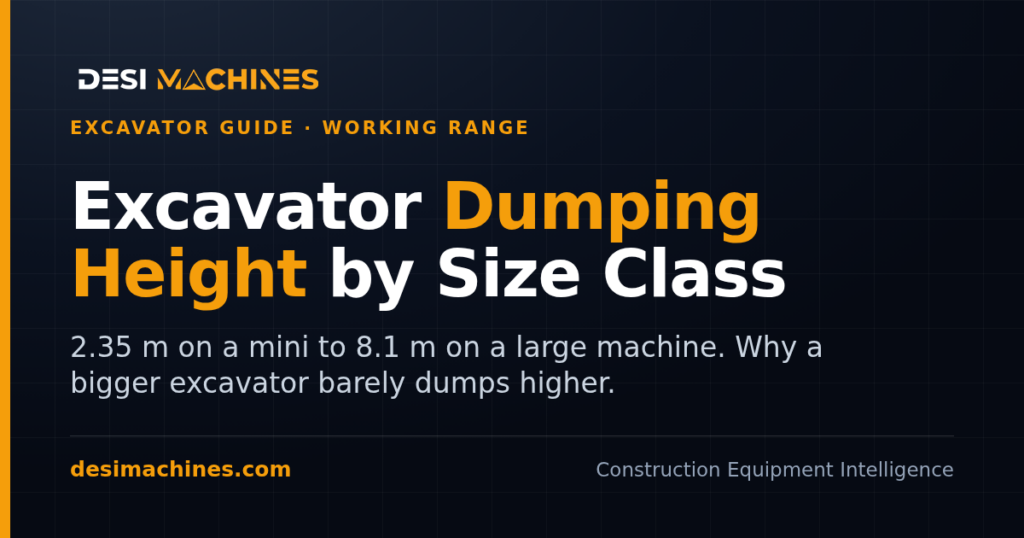 Excavator Dumping Height in India: Will It Load Your Tipper?