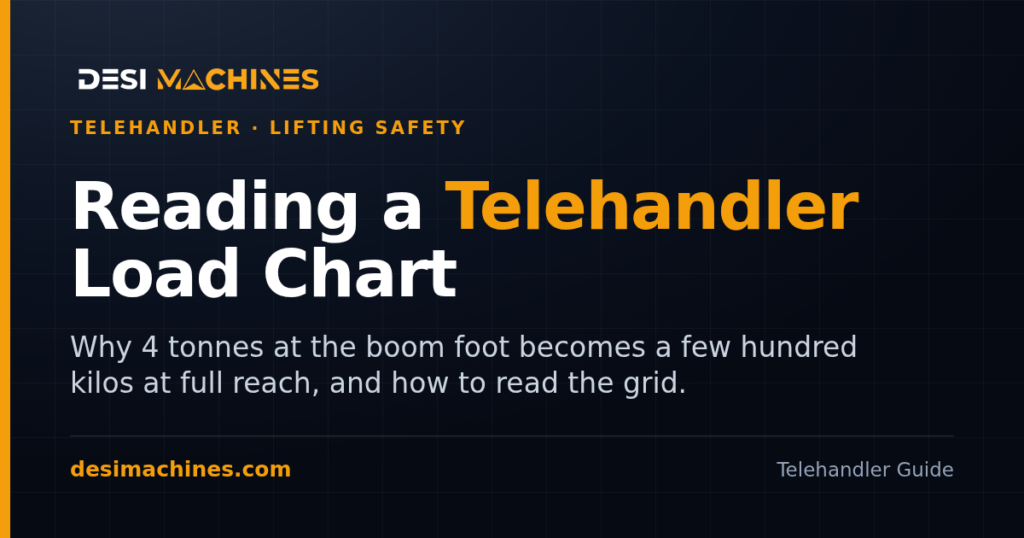 Telehandler Load Chart and Lift Capacity in India