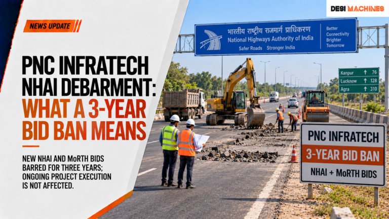 PNC Infratech NHAI Debarment: What a 3-Year Bid Ban Means