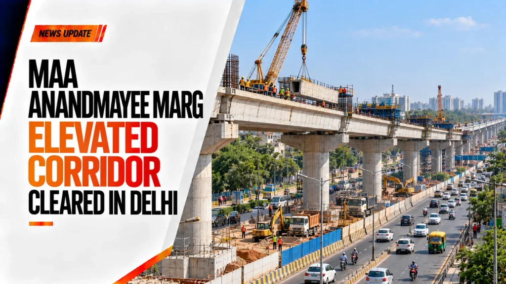 Maa Anandmayee Marg Elevated Corridor Cleared in Delhi