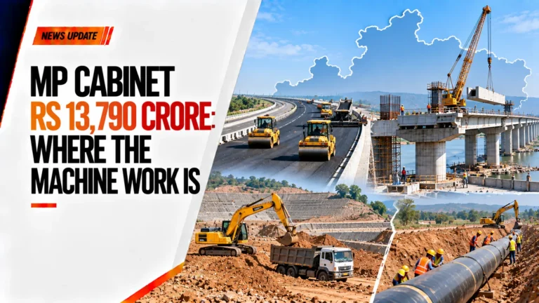 MP Cabinet Rs 13,790 Crore: Where the Machine Work Is