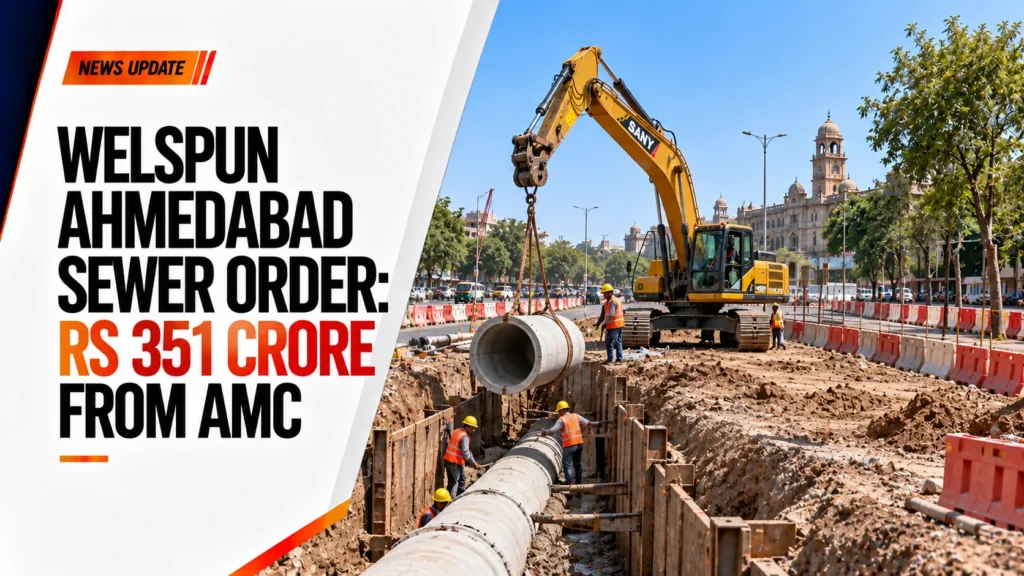 Welspun Ahmedabad Sewer Order: Rs 351 Crore From AMC