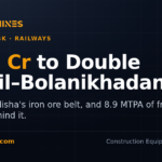 DesiMachines card: Rs 122 crore sanctioned to double the 6 km Barbil-Bolanikhadan rail section in Odisha