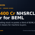 DesiMachines card: Rs 5,400 crore NHSRCL order for BEML, bullet train rolling stock