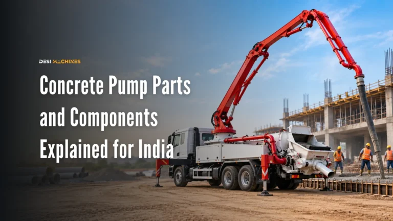 Concrete Pump Parts and Components Explained for India