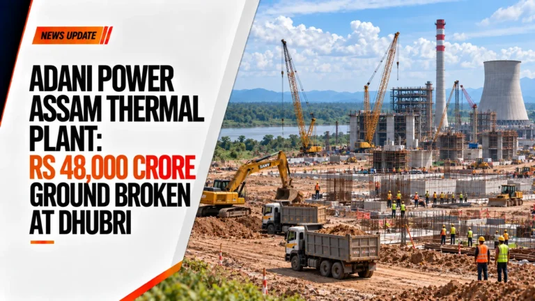 Adani Power Assam Thermal Plant: Rs 48,000 Crore Ground Broken at Dhubri