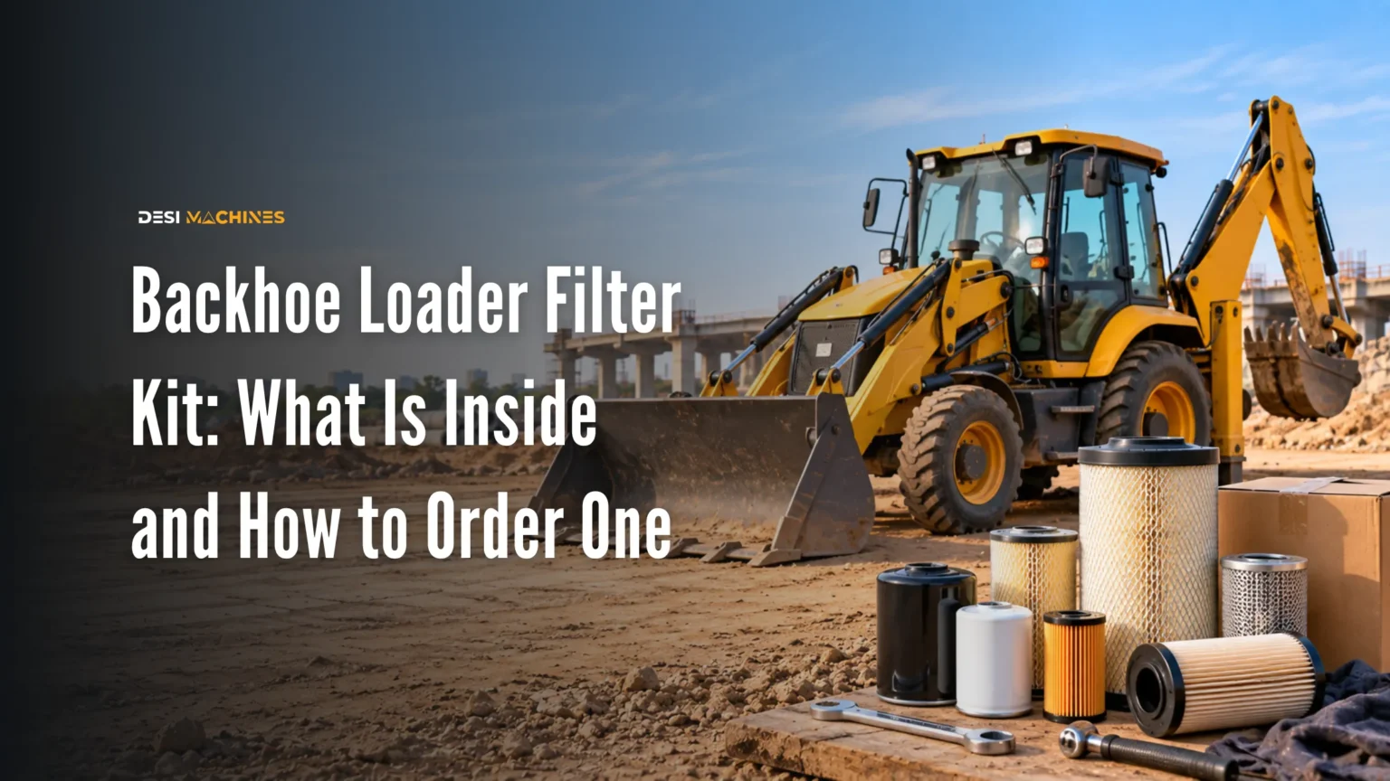 Backhoe Loader Filter Kit in India: What Is Inside and How to Order One