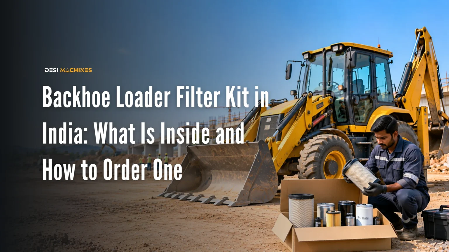 Backhoe Loader Filter Kit in India: What Is Inside and How to Order One