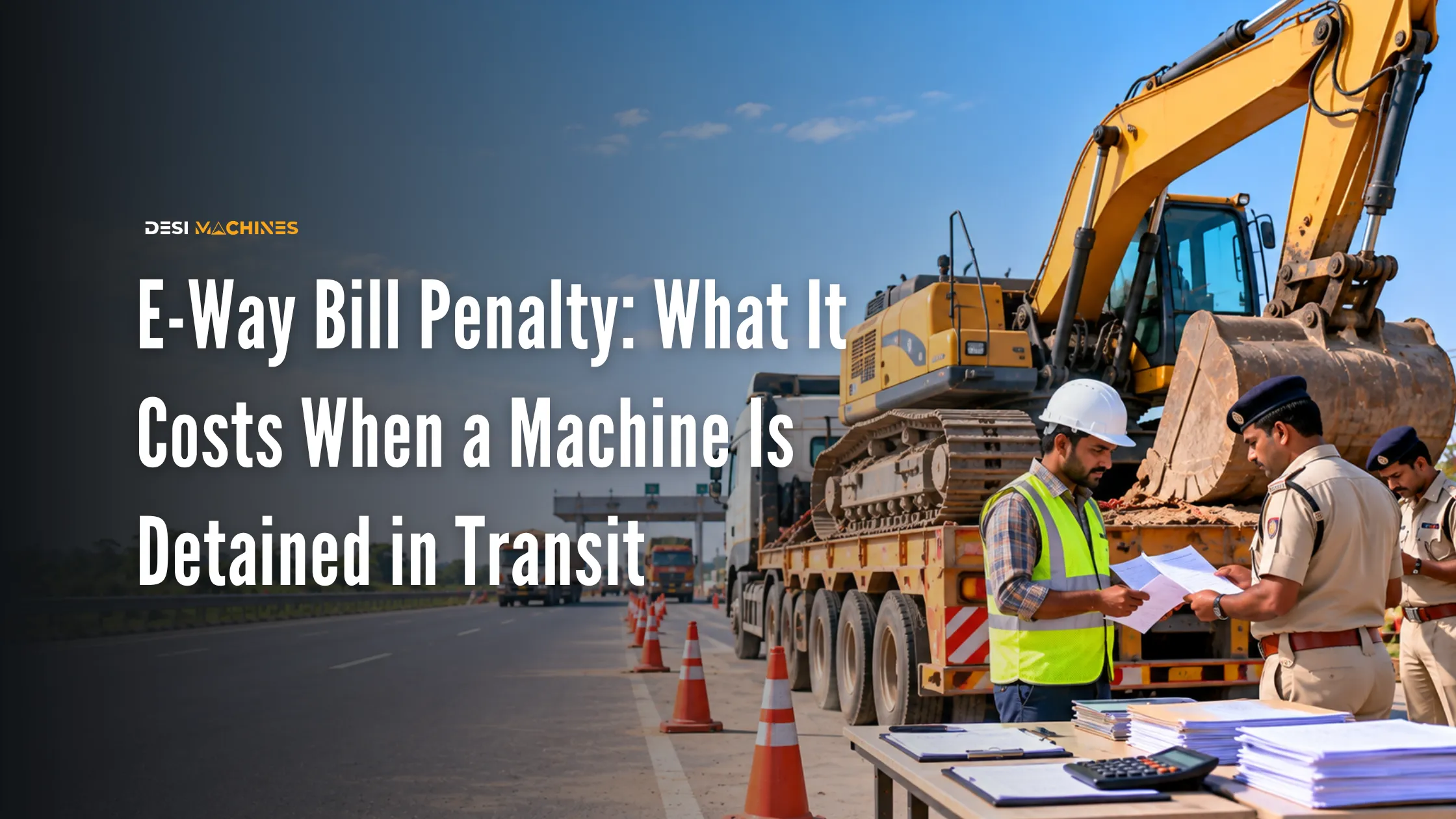 E-Way Bill Penalty: What It Costs When a Machine Is Detained in Transit
