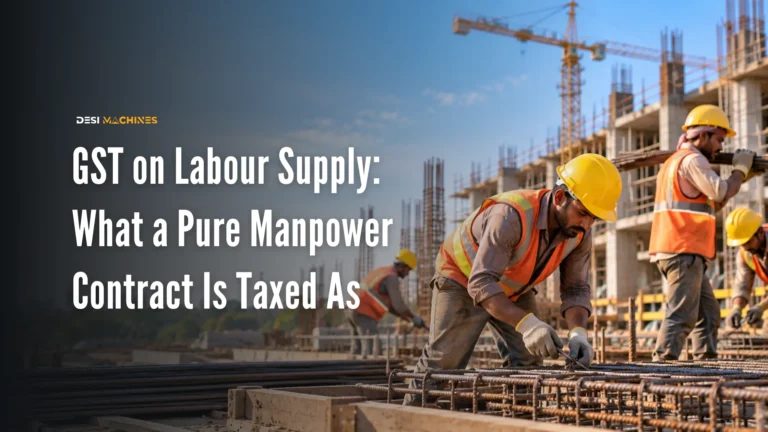 GST on Labour Supply: What a Pure Manpower Contract Is Taxed As
