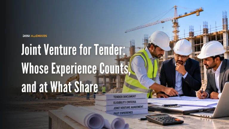 Joint Venture for Tender: Whose Experience Counts, and at What Share 5 Joint Venture for Tender: Whose Experience Counts, and at What Share