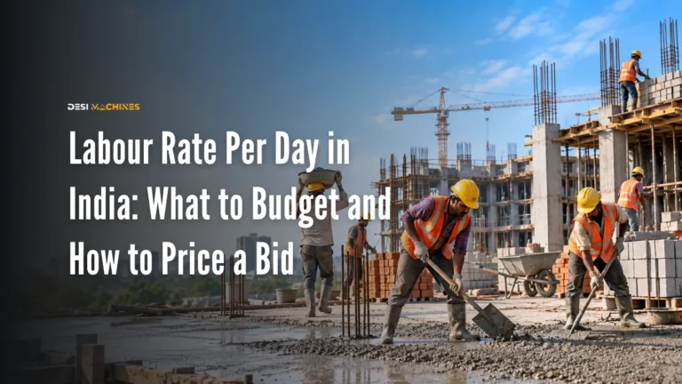 Labour Rate Per Day in India: What to Budget and How to Price a Bid