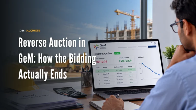 Reverse Auction in GeM: How the Bidding Actually Ends