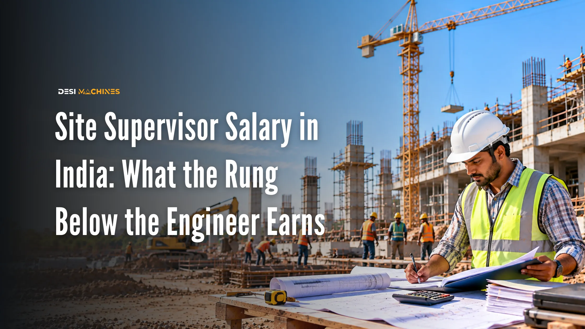 Site Supervisor Salary in India: What the Rung Below the Engineer Earns