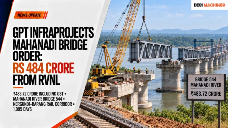 GPT Infraprojects Mahanadi Bridge Order: Rs 484 Crore From RVNL
