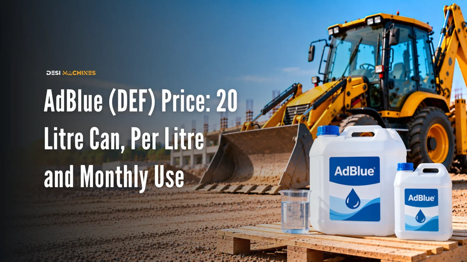 AdBlue (DEF) Price in India: 20 Litre Can, Per Litre and Monthly Use