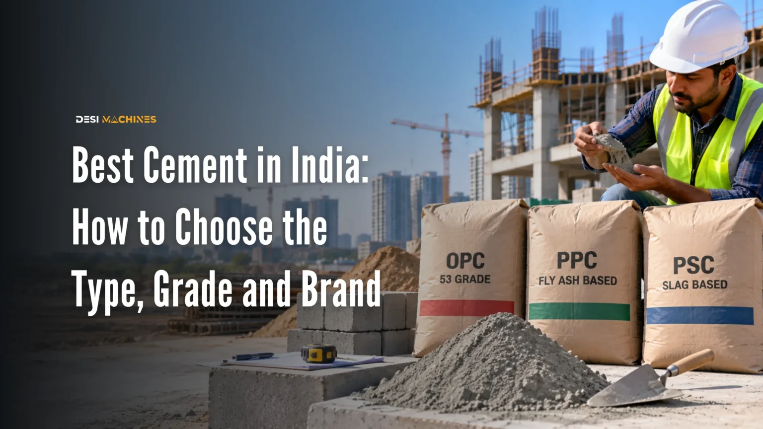Best Cement in India: How to Choose the Type, Grade and Brand