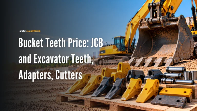 Bucket Teeth Price in India: JCB and Excavator Teeth, Adapters, Cutters