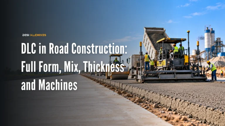 DLC in Road Construction: Full Form, Mix, Thickness and Machines