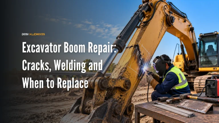 Excavator Boom Repair: Cracks, Welding and When to Replace