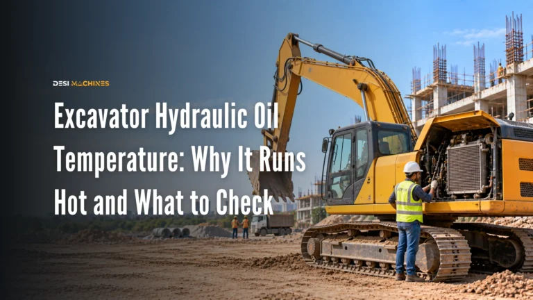Excavator Hydraulic Oil Temperature: Why It Runs Hot and What to Check