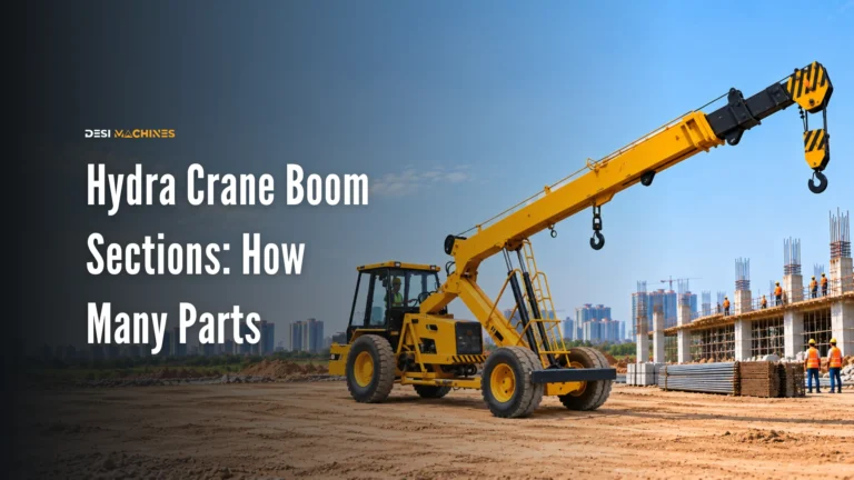 Hydra Crane Boom Sections: How Many Parts and Which Ones Are Powered