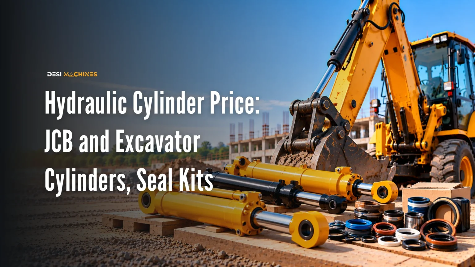 Hydraulic Cylinder Price in India: JCB and Excavator Cylinders, Seal Kits