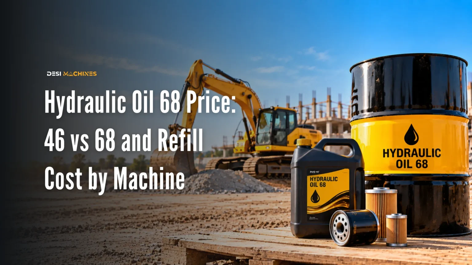 Hydraulic Oil 68 Price in India: 46 vs 68 and Refill Cost by Machine