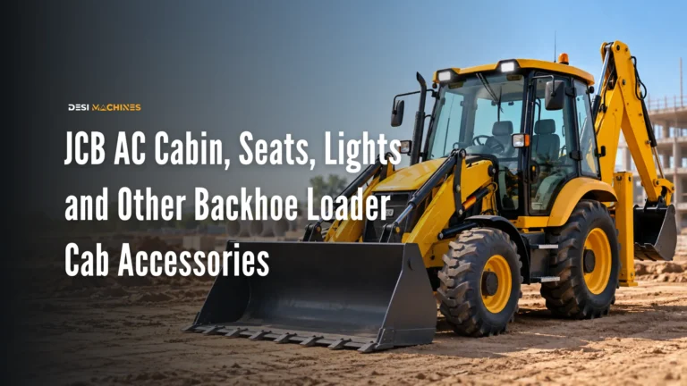JCB AC Cabin, Seats, Lights and Other Backhoe Loader Cab Accessories