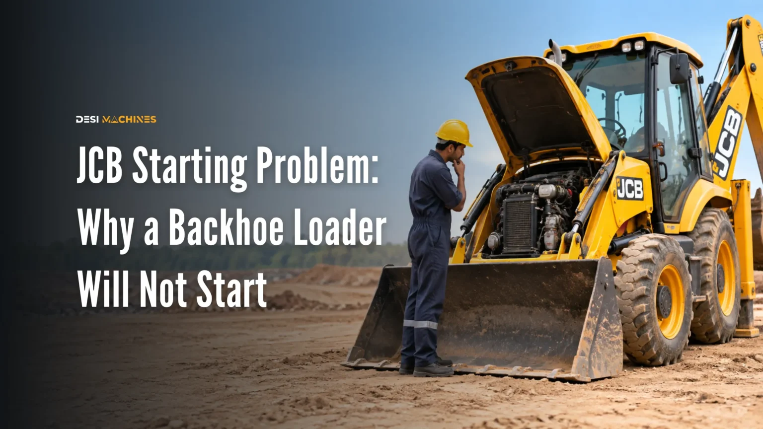 JCB Starting Problem: Why a Backhoe Loader Will Not Start