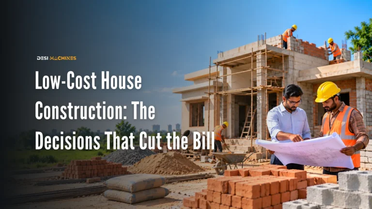 Low-Cost House Construction in India: The Decisions That Cut the Bill