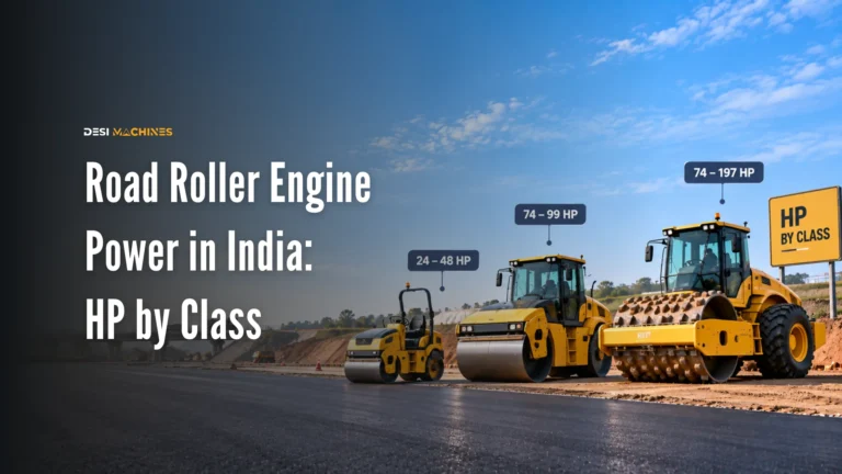 Road Roller Engine Power in India: HP by Class