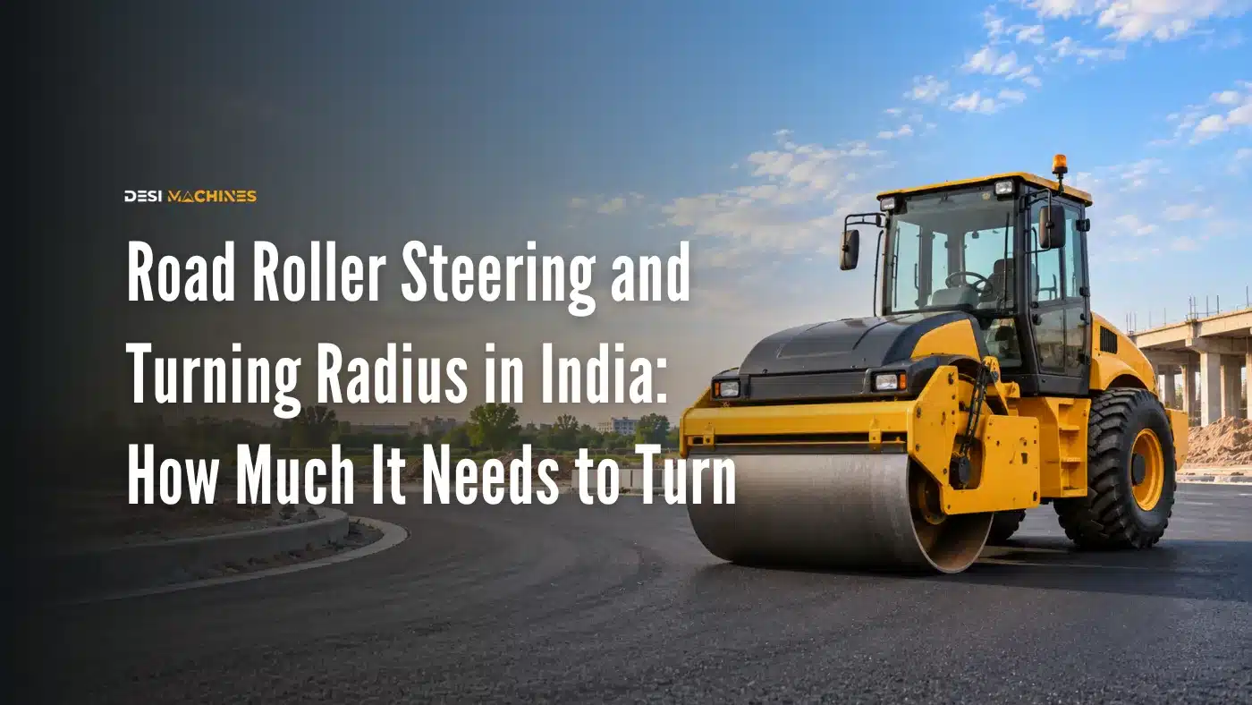 Road Roller Steering and Turning Radius in India: How Much Room It Needs to Turn