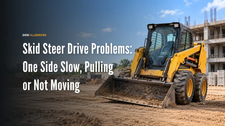 Skid Steer Drive Problems in India: One Side Slow, Pulling or Not Moving