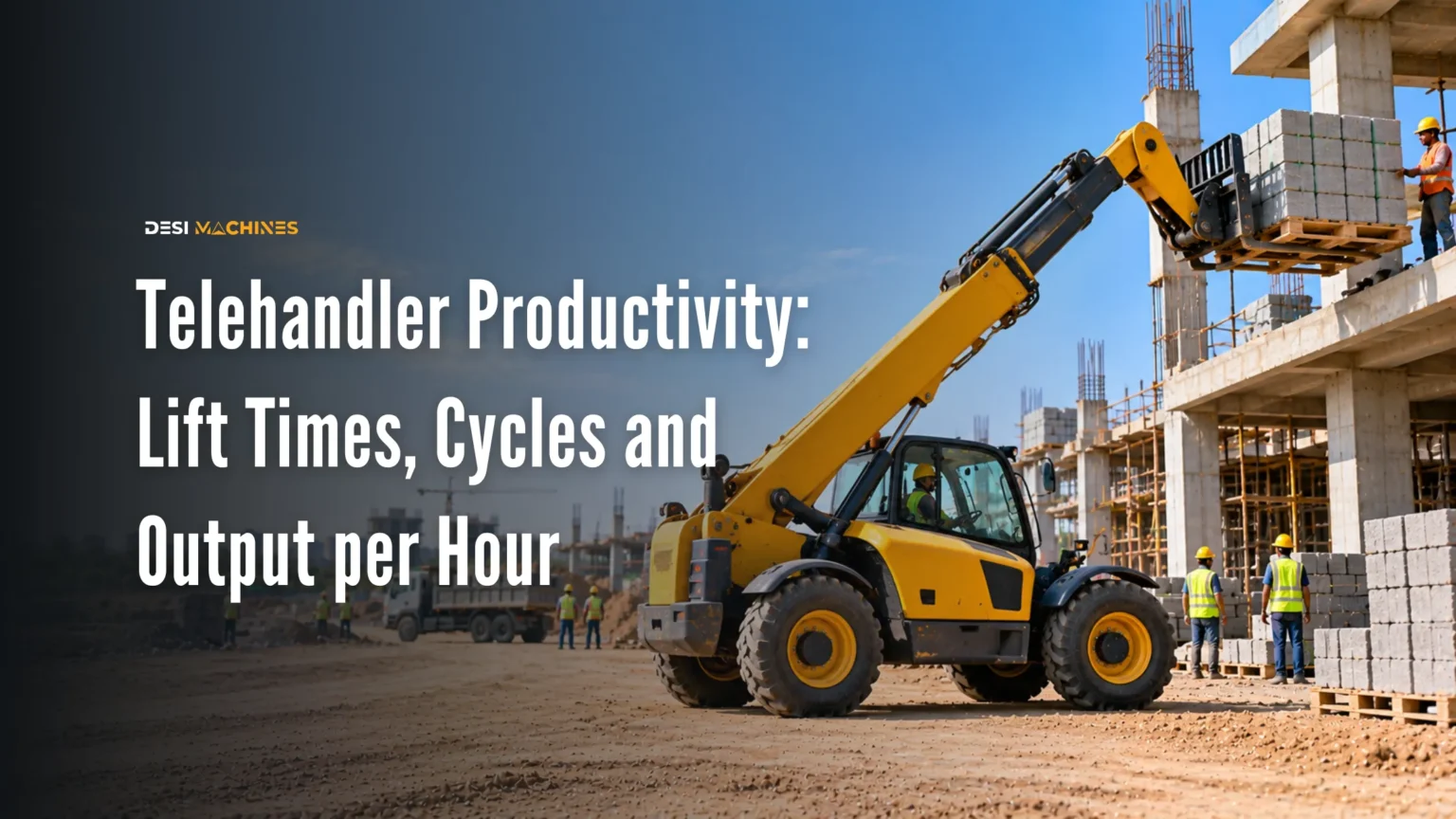 Telehandler Productivity in India: Lift Times, Cycles and Output per Hour