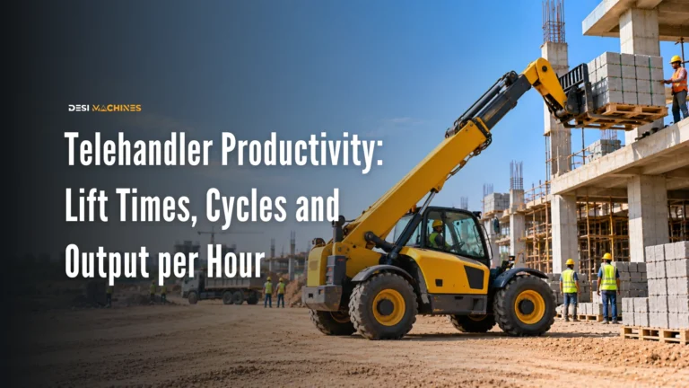 Telehandler Productivity in India: Lift Times, Cycles and Output per Hour