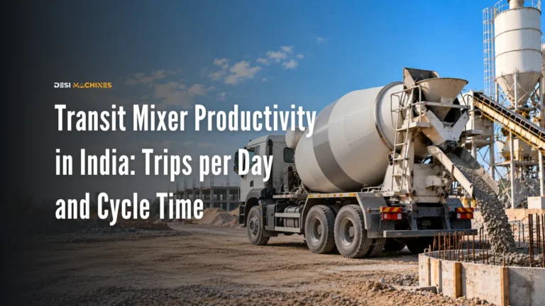 Transit Mixer Productivity in India: Trips per Day and Cycle Time