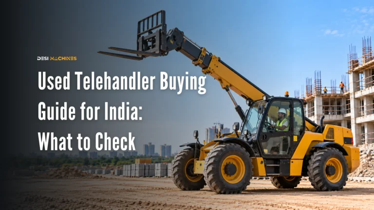 Used Telehandler Buying Guide for India: What to Check